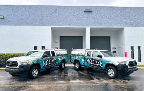 Native Pest Management service truck