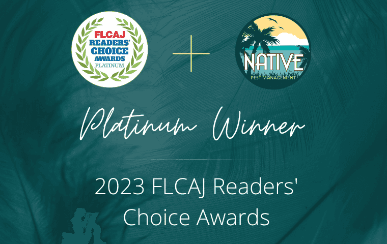 Native Pest Management named platinum winner of 2023 FLCAJ Readers' Choice Awards 
