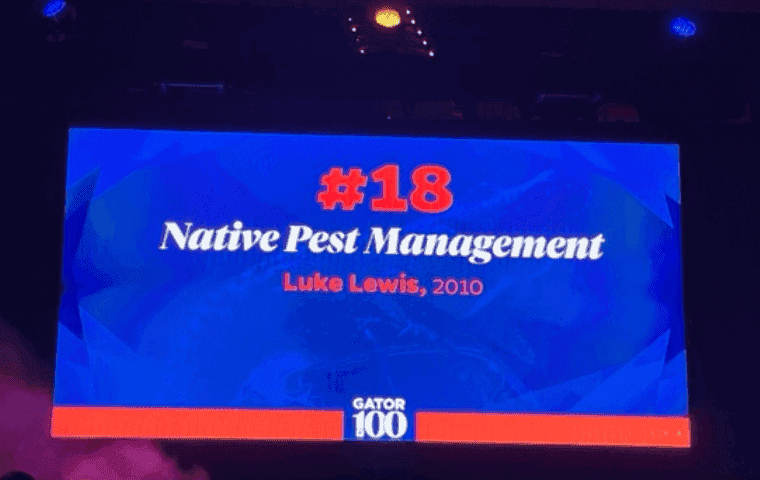 Native Pest Management at Gator100 2023
