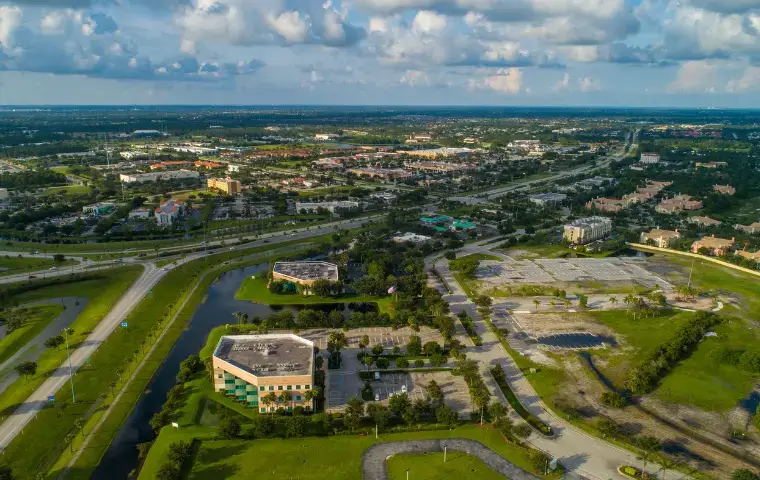 Aerial image Port St Lucie Florida