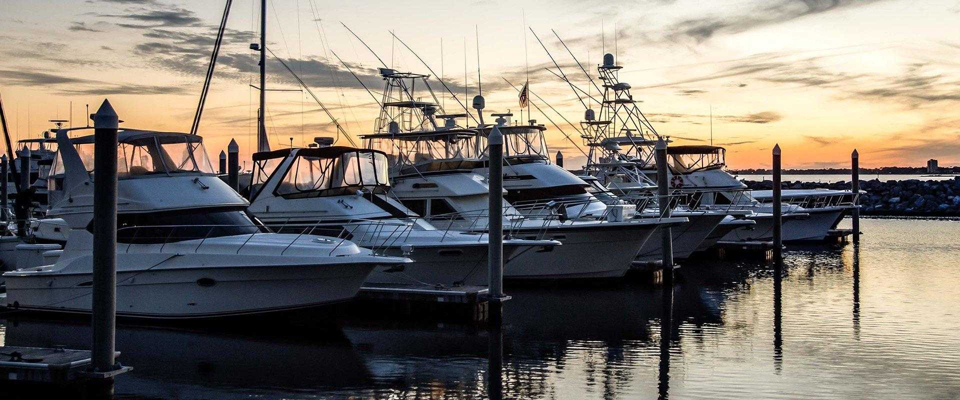boats docked in south florida