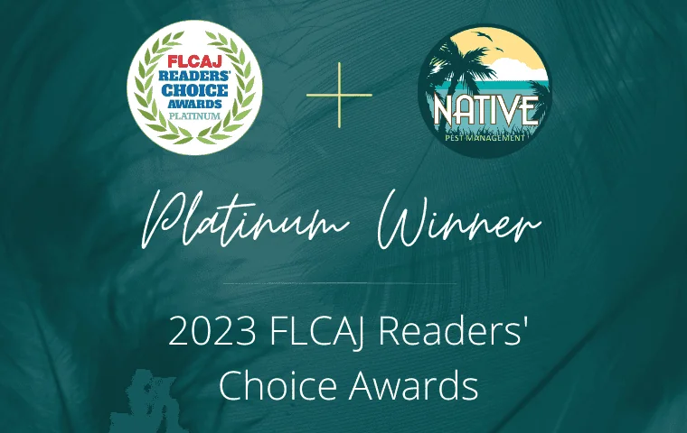 Native Pest Management named platinum winner of 2023 FLCAJ Readers' Choice Awards